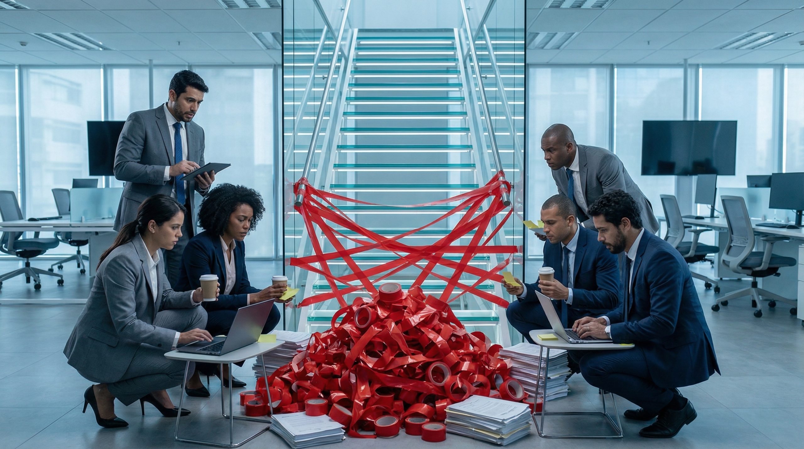 Estrutura inchada bloqueia Gestão e Crescimento