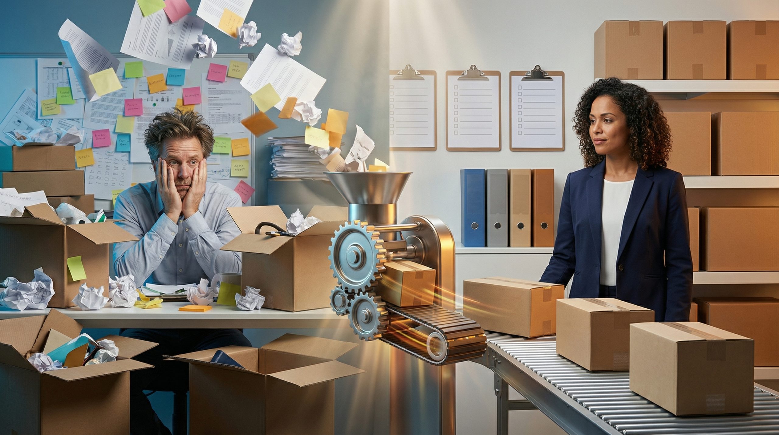 Organize a bagunça da Operação e Processos